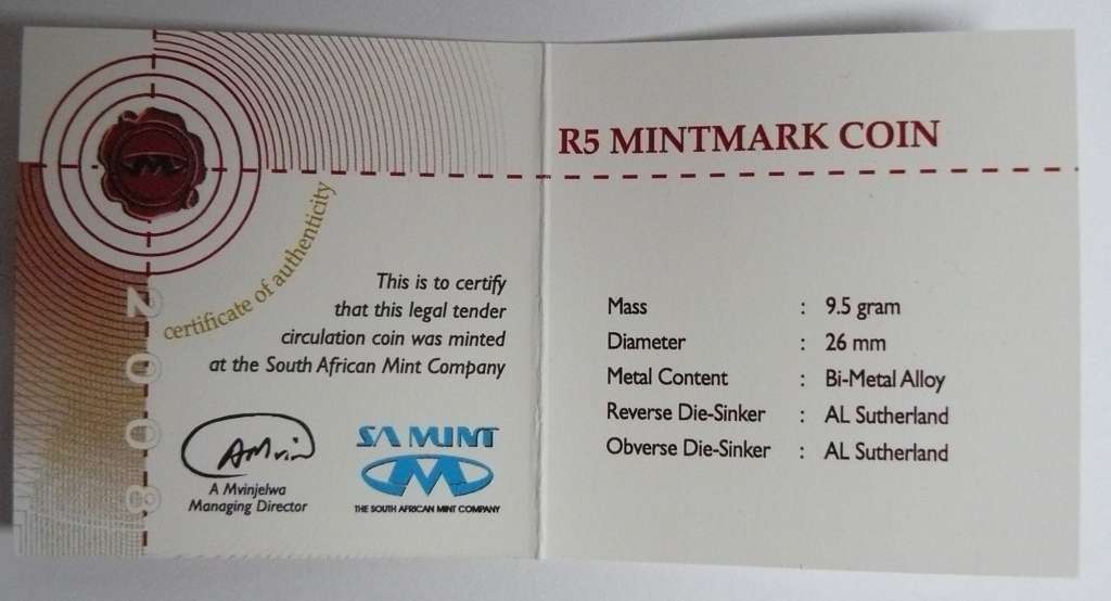 ## 2008 R5 OOm Paul Mint Mark ##