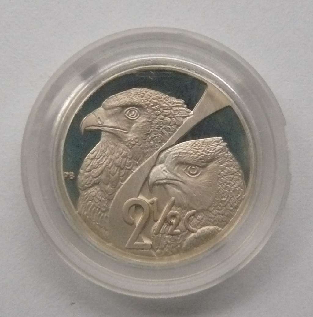 ## 2003 Two and a half cents (Tickey) - Birds of Prey Series - Eagles ##