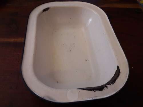 rectangle enamel bowl