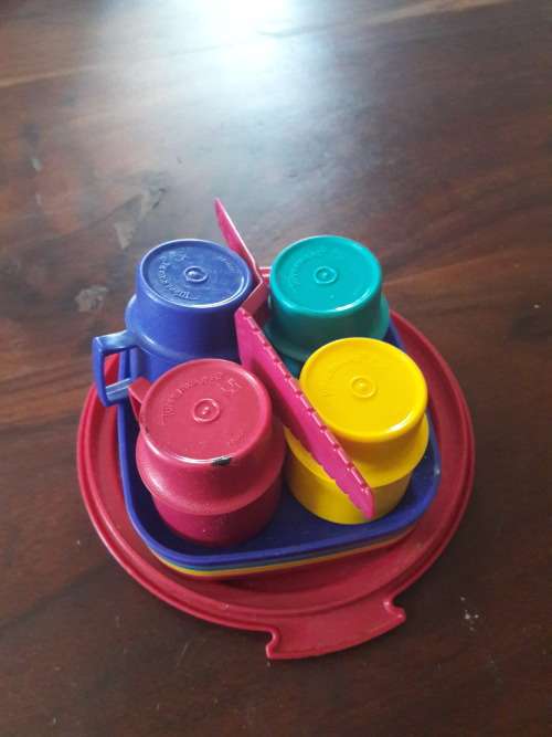 vintage tupperware toy set