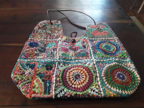 beaded handbag