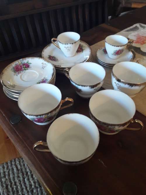 vintage bone china tea set 21 piece