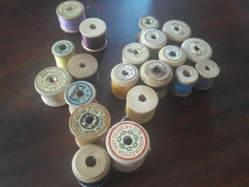 vintage cotton reels