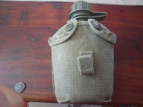 vintage army water bottle