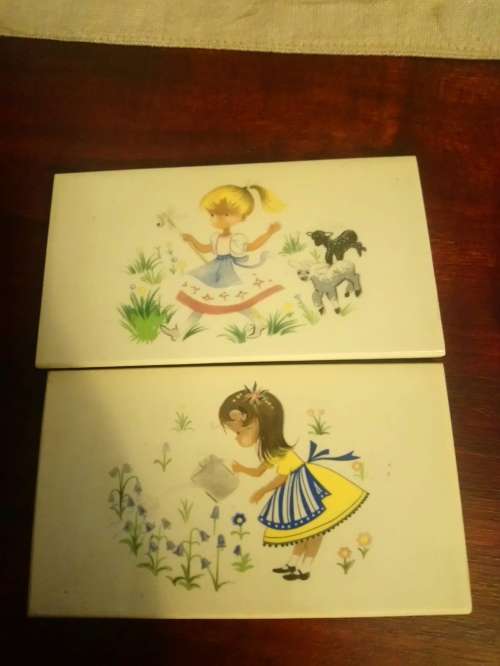 vintage children rhythms tiles