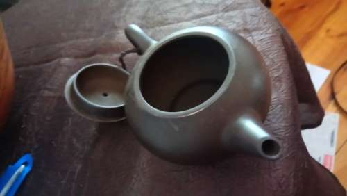 brown small Chinese kettle