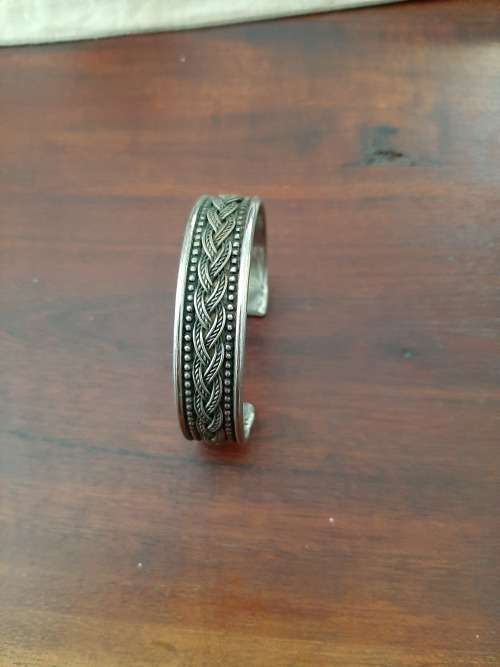 silver plated bangle
