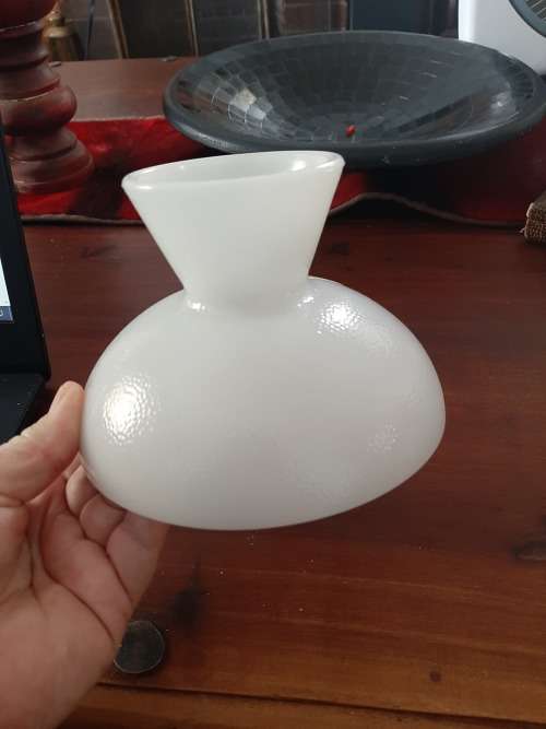 milk glass bowl