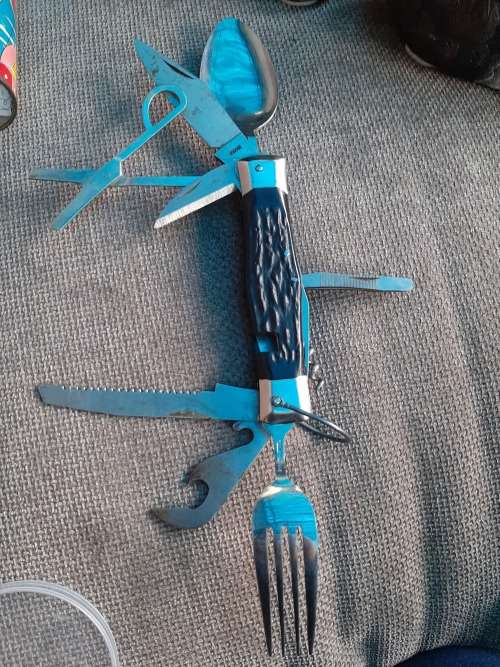 Vintage spoon fork knife combo