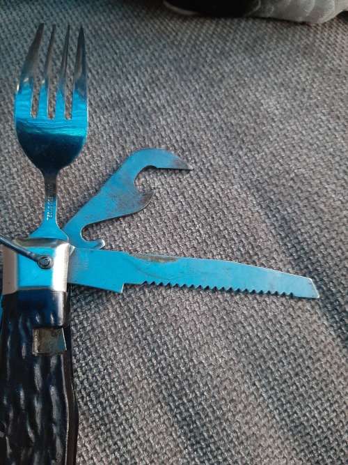 Vintage spoon fork knife combo