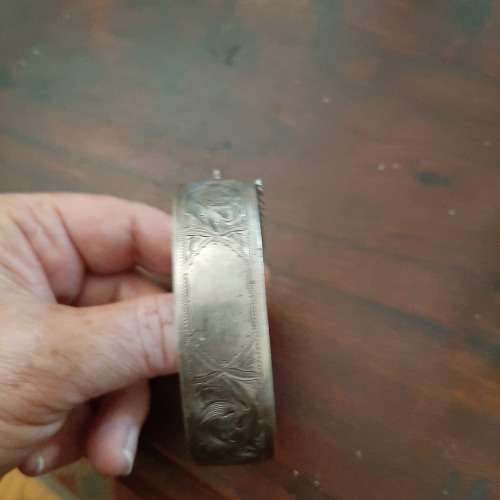 Wax filled sterling silver candida bracelet