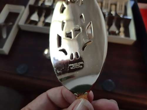 Eetrite 24 kt gold plated set