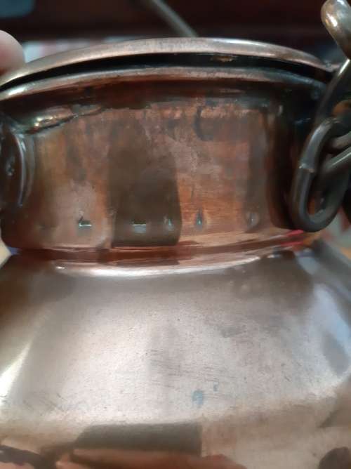 Copper milk can vintage