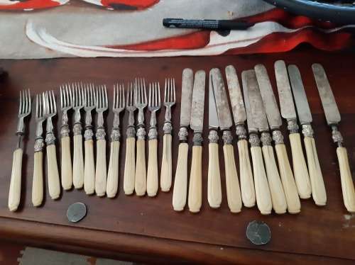 Forks and knives vintage