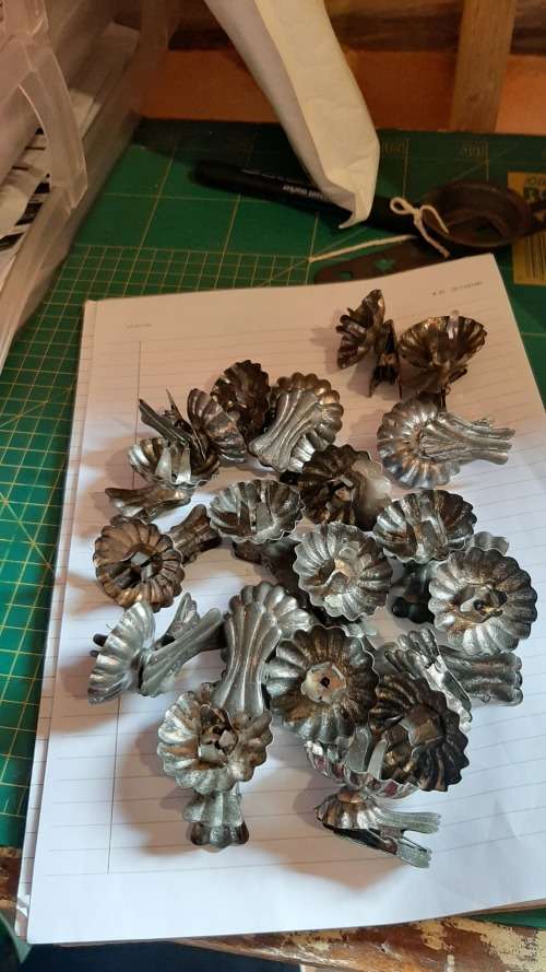 Christmas tree candle holders vintage