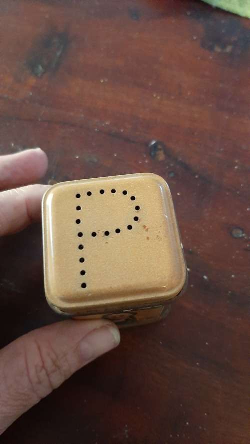 Mazawattee pepper tin