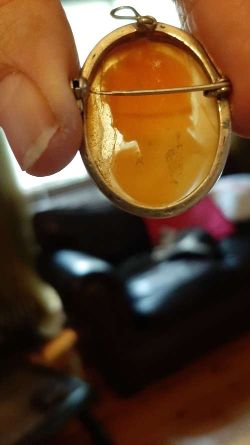 Cameo brooch and pendant