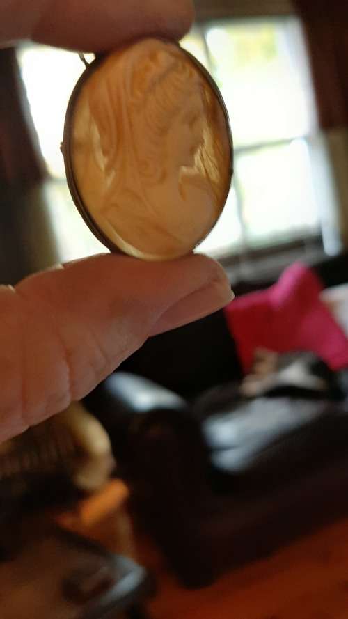 Cameo brooch and pendant