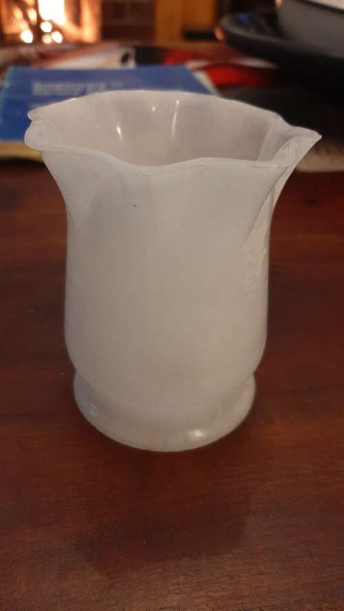 Milk glass lamp shade