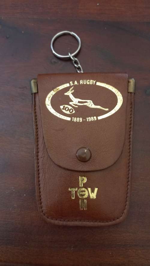 Sa rugby 100 memorabilia key holder vintage