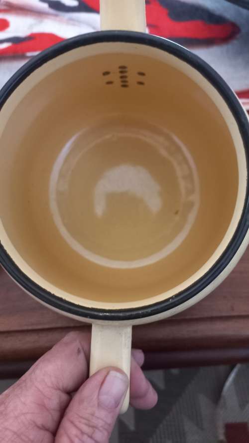 Enamel teapots vintage