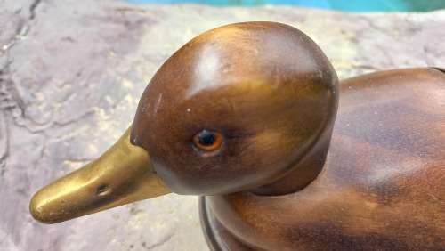 Duck book ends vintage