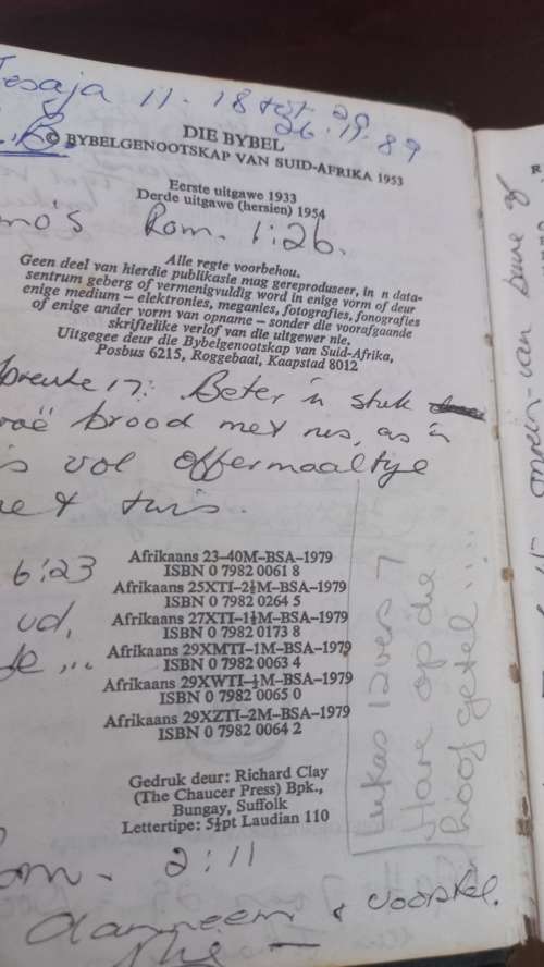 Die bybel 1954