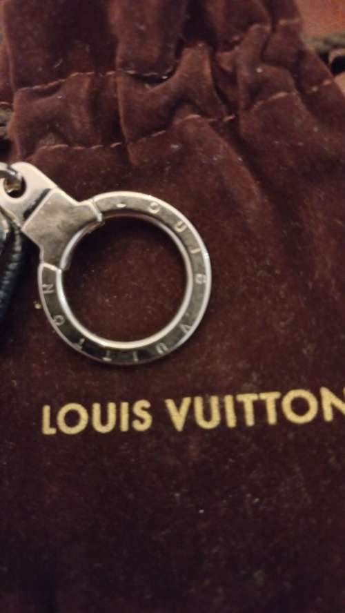 LOUIS VUITTON DAMIER GRAPHITE FLASHLIGHT KEYCHAIN