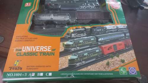 Toy train set
