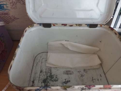 Large goodhope ware bread tin or cookie tin