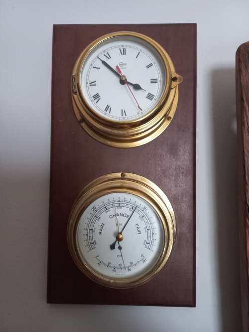 Clock and barometer