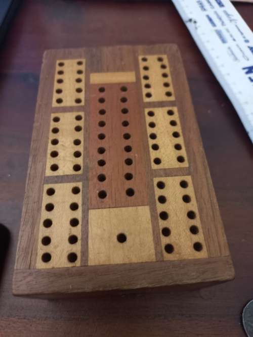 Wooden cribbage