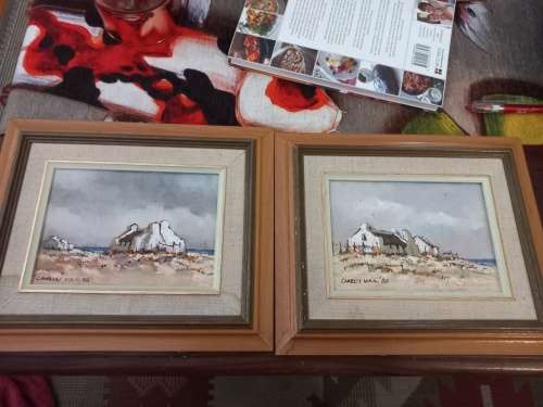 Charles van der Merwe oil paintings