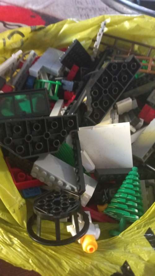 Lego sets boat and police station