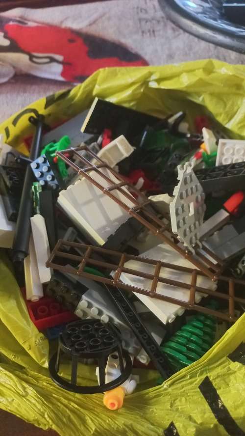 Lego sets boat and police station