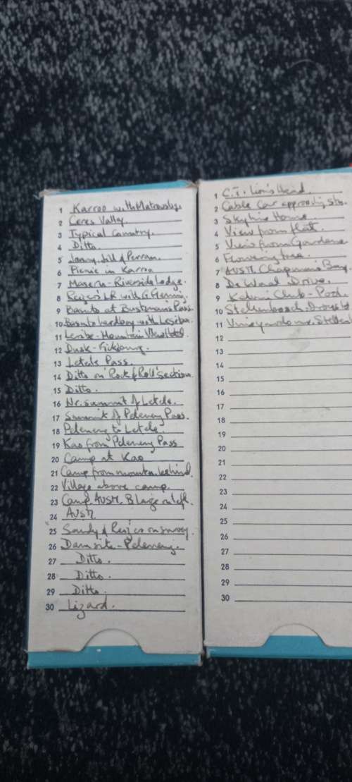 Vintage slides africa