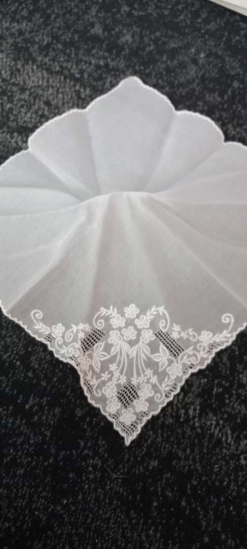 Vintage lace and embroidery handkerchiefs