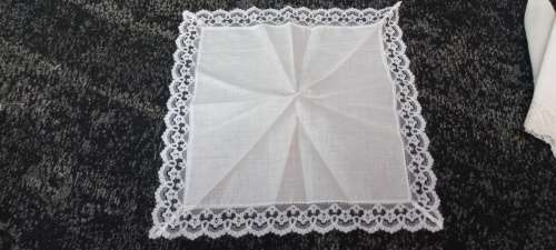 Vintage lace and embroidery handkerchiefs