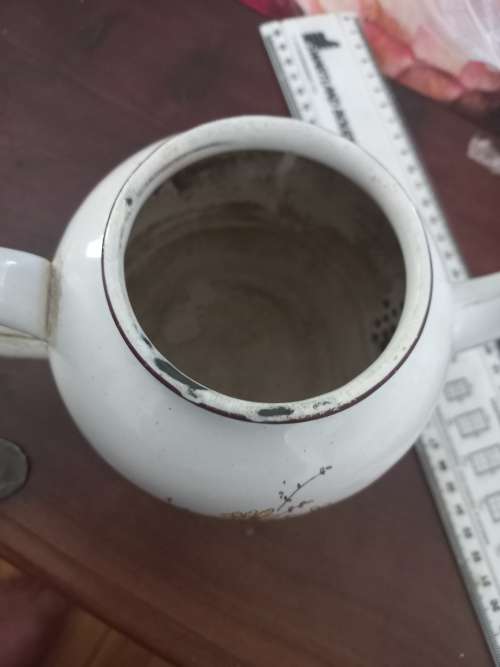 Enamel kettle vintage