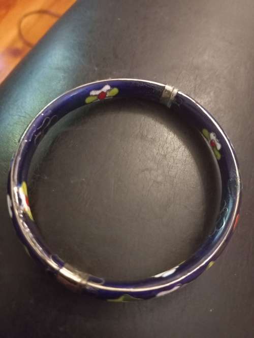 Vintage Cloisonne Enamel BANGLE