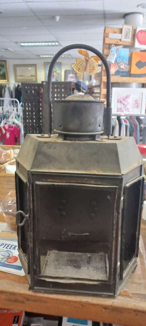 J condition vintage lamp