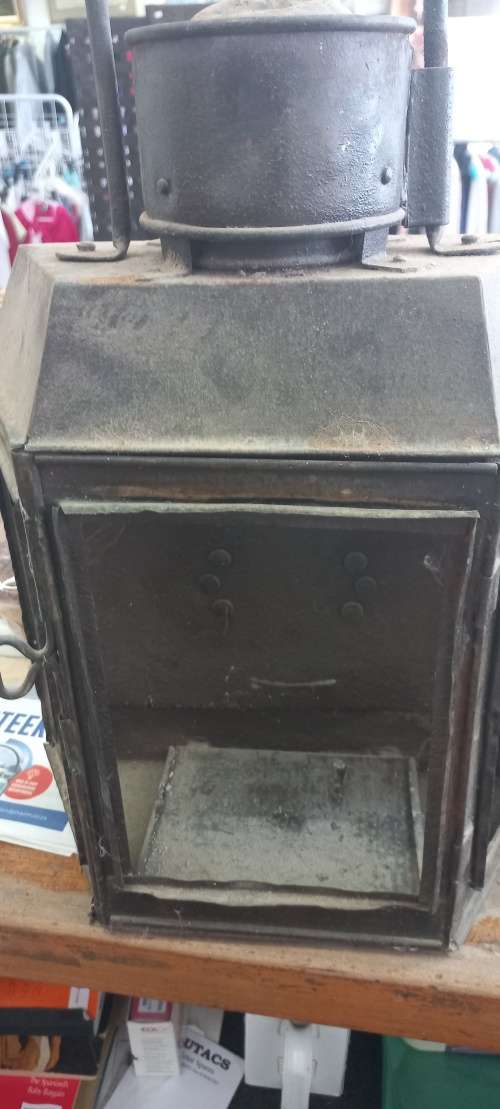 J condition vintage lamp