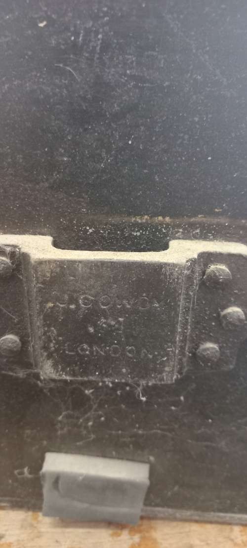 J condition vintage lamp