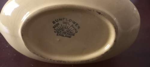 Sunflower J&G Meakin sauce boat