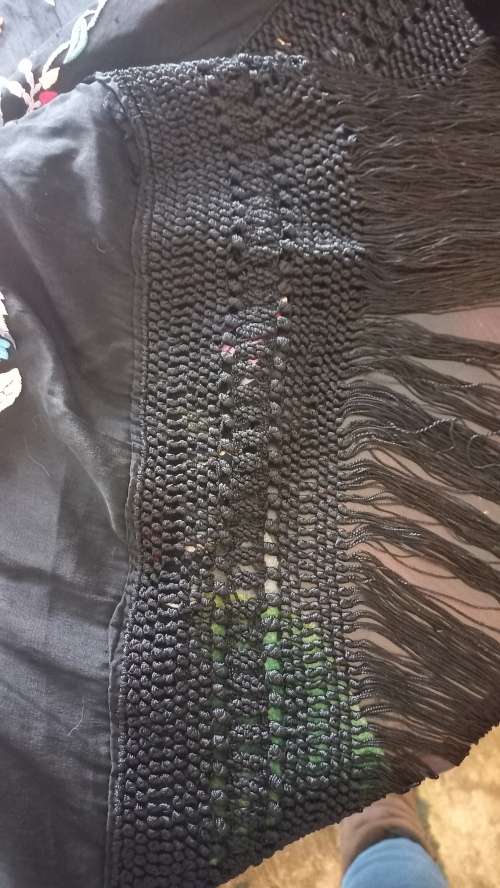 Vintage embroidery table cloth