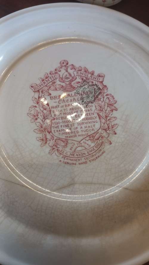 Alfred meakin plate vintage