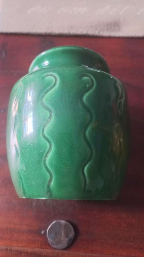 Lucia ware green vase 2013