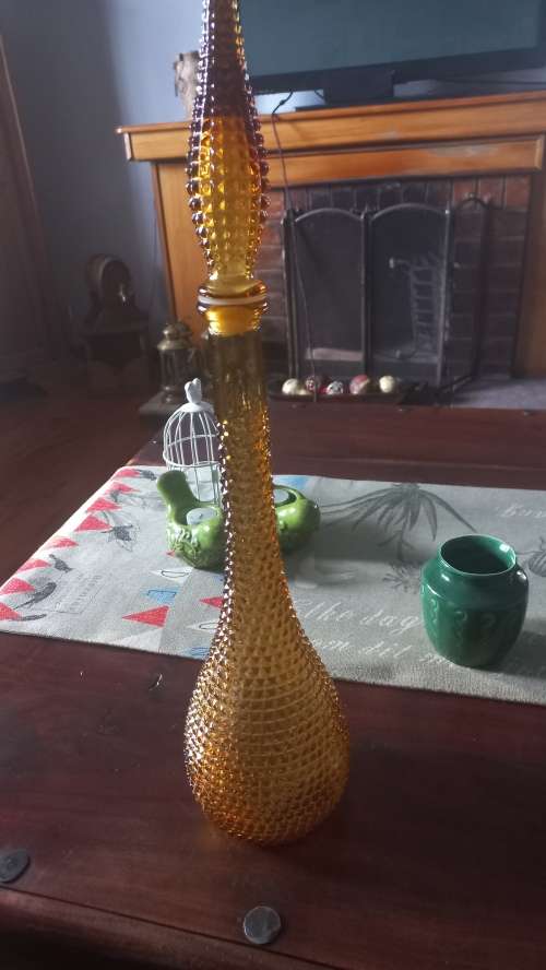 Amber geni bottle vintage