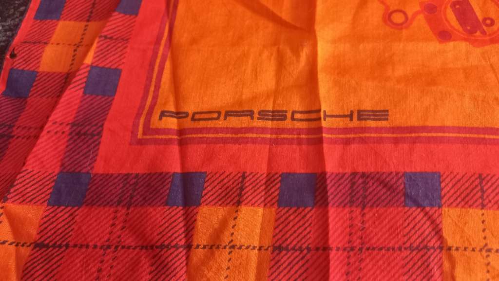 Vintage porsche swiss scarf