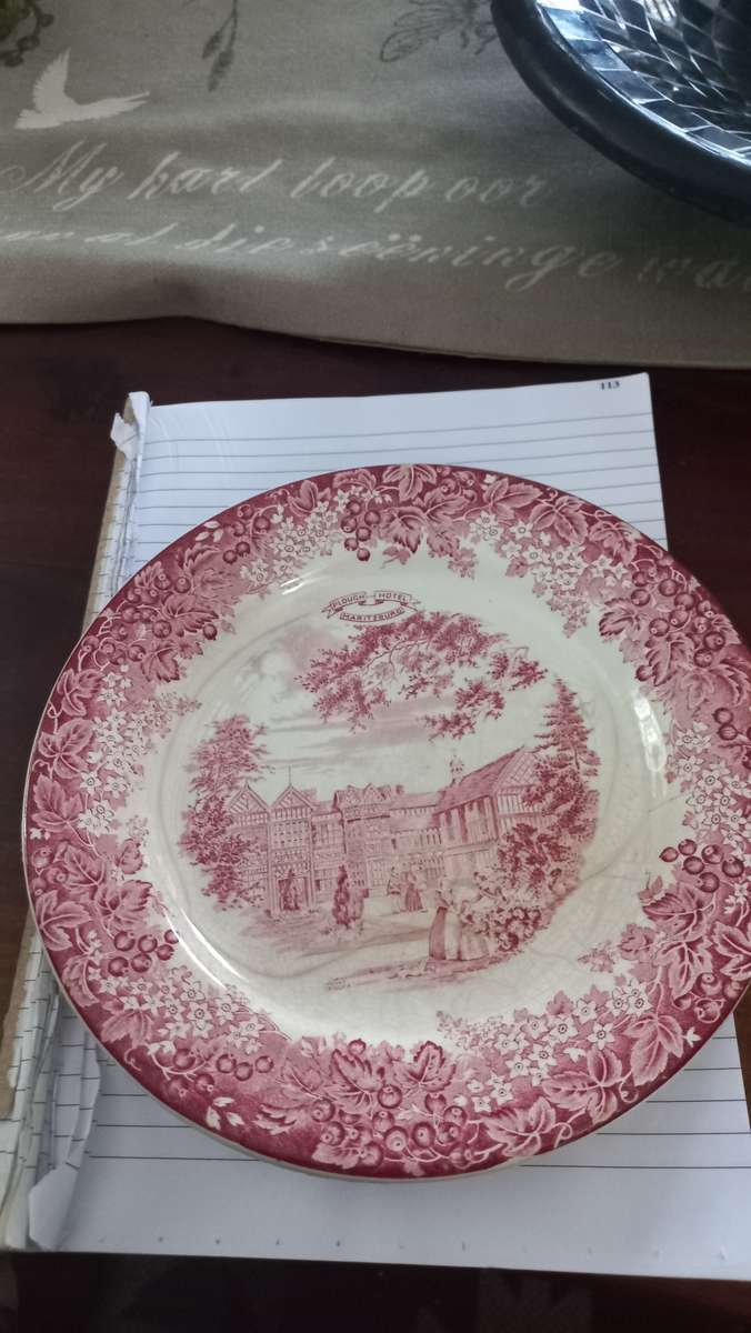 Alfred meakin plate vintage